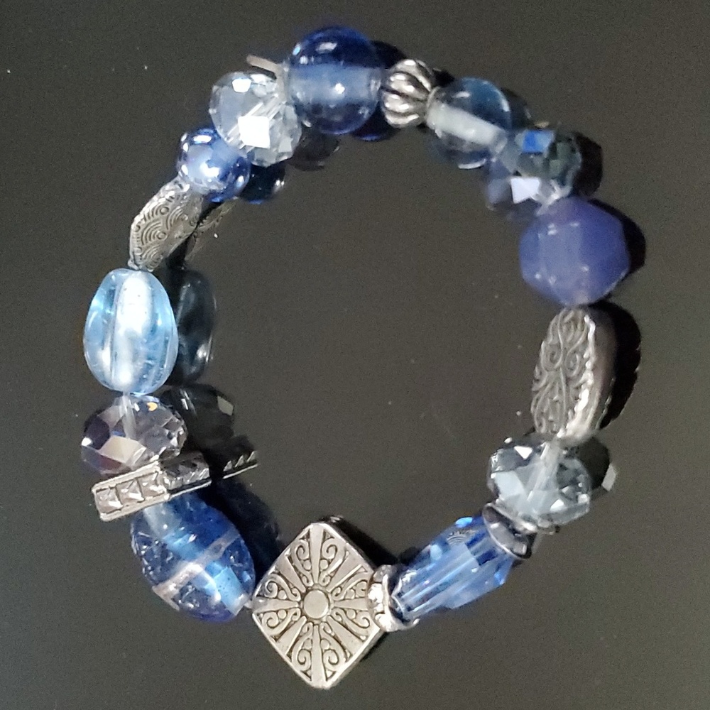 Gem Stone Beaded Bracelt